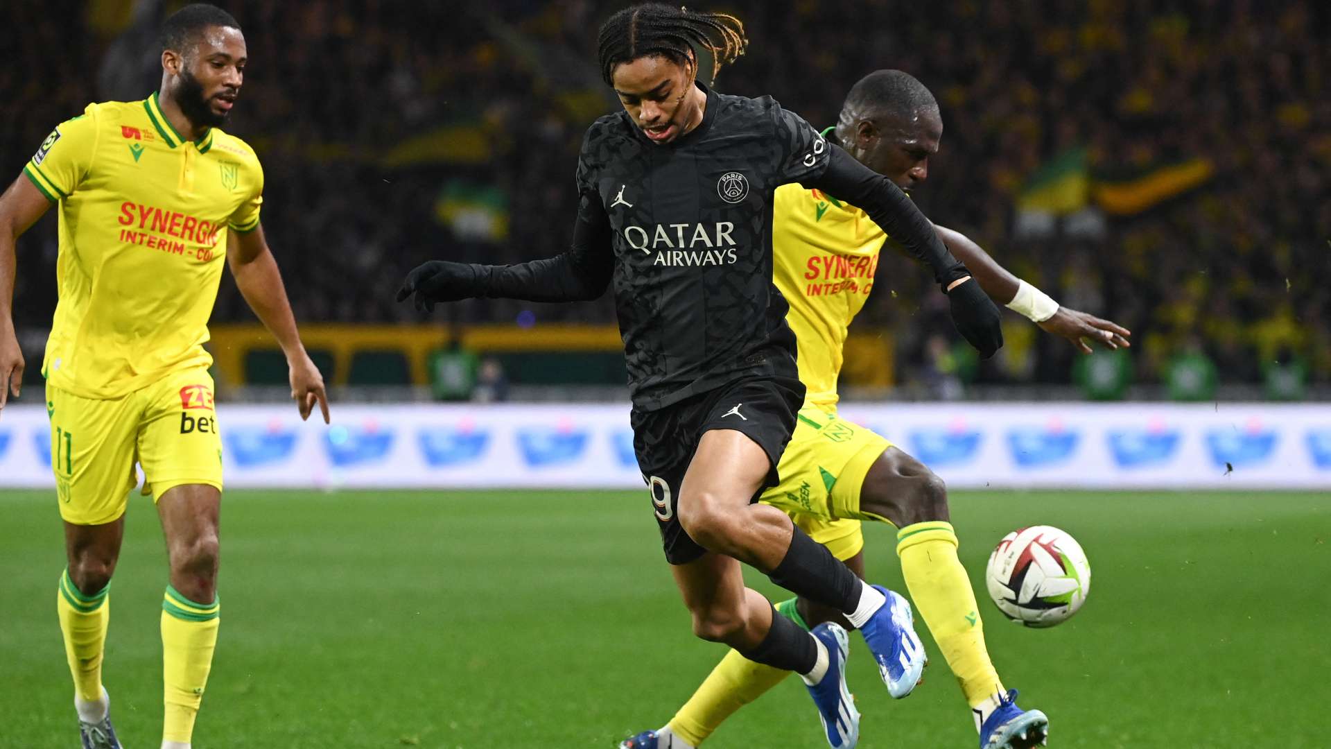 Bradley Barcola Nantes PSG Ligue 1 17022024