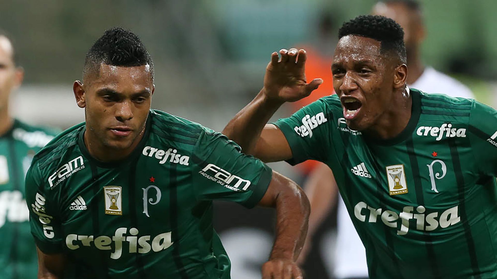 Miguel Borja Yerry Mina Palmeiras Atletico-GO Brasileirao Serie A 21062017