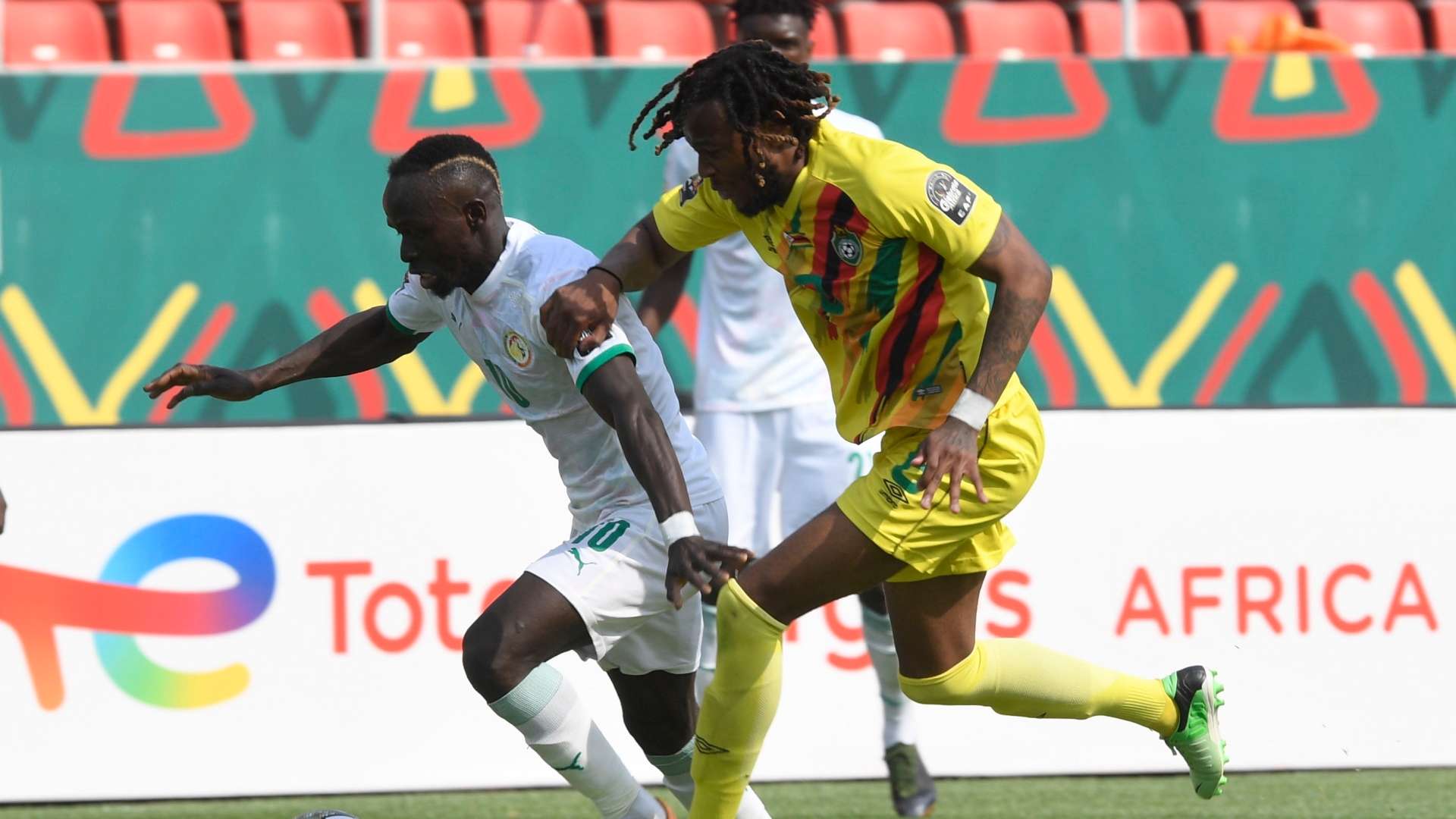 Kundai Benyu & Sadio Mane, Zimbabwe vs Senegal, January 2022