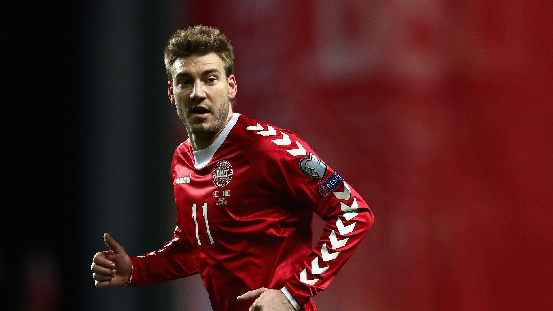 Nicklas Bendtner Denmark 11112017