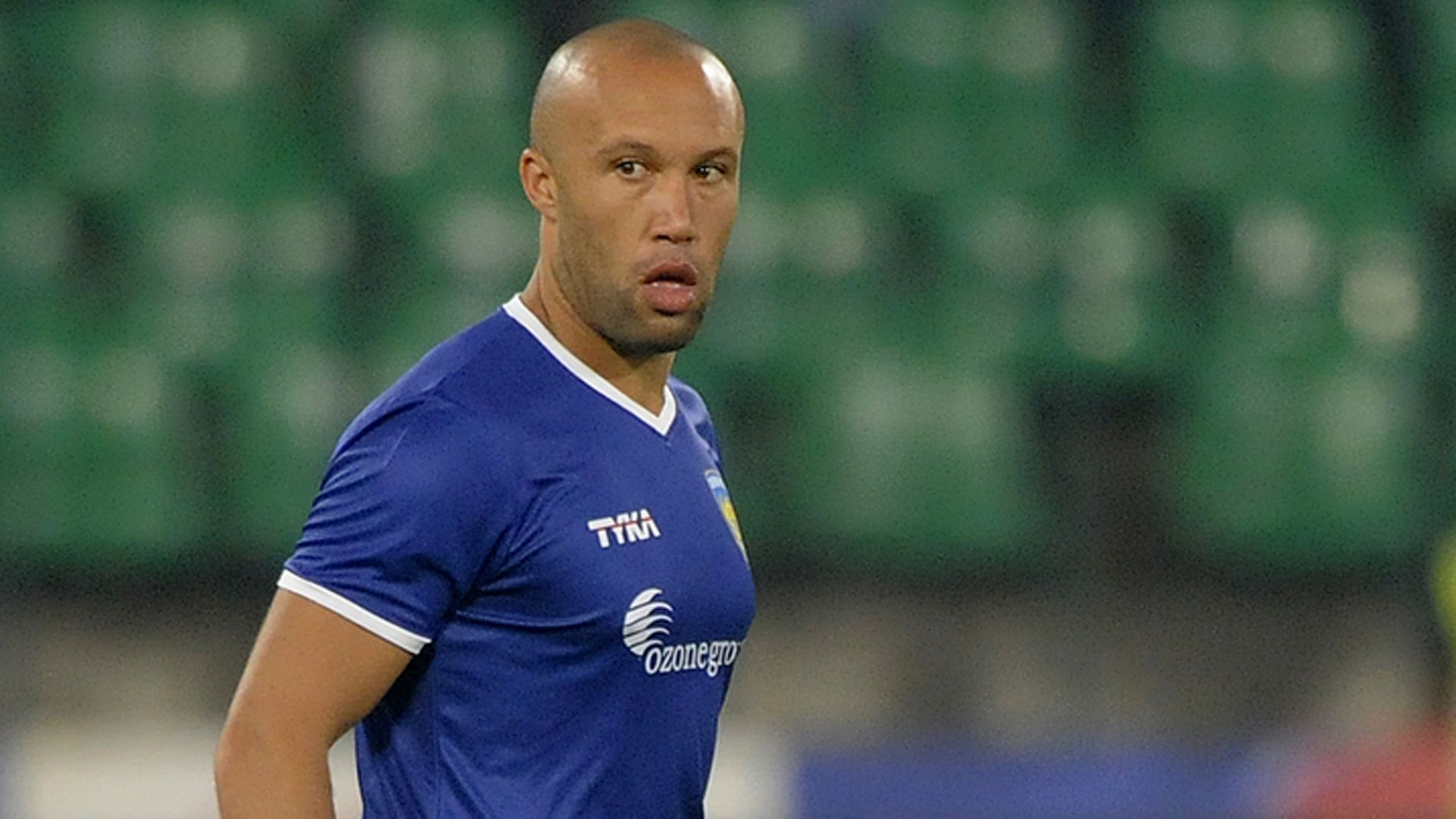 Mikael Silvestre of Chennaiyin FC during ISL match