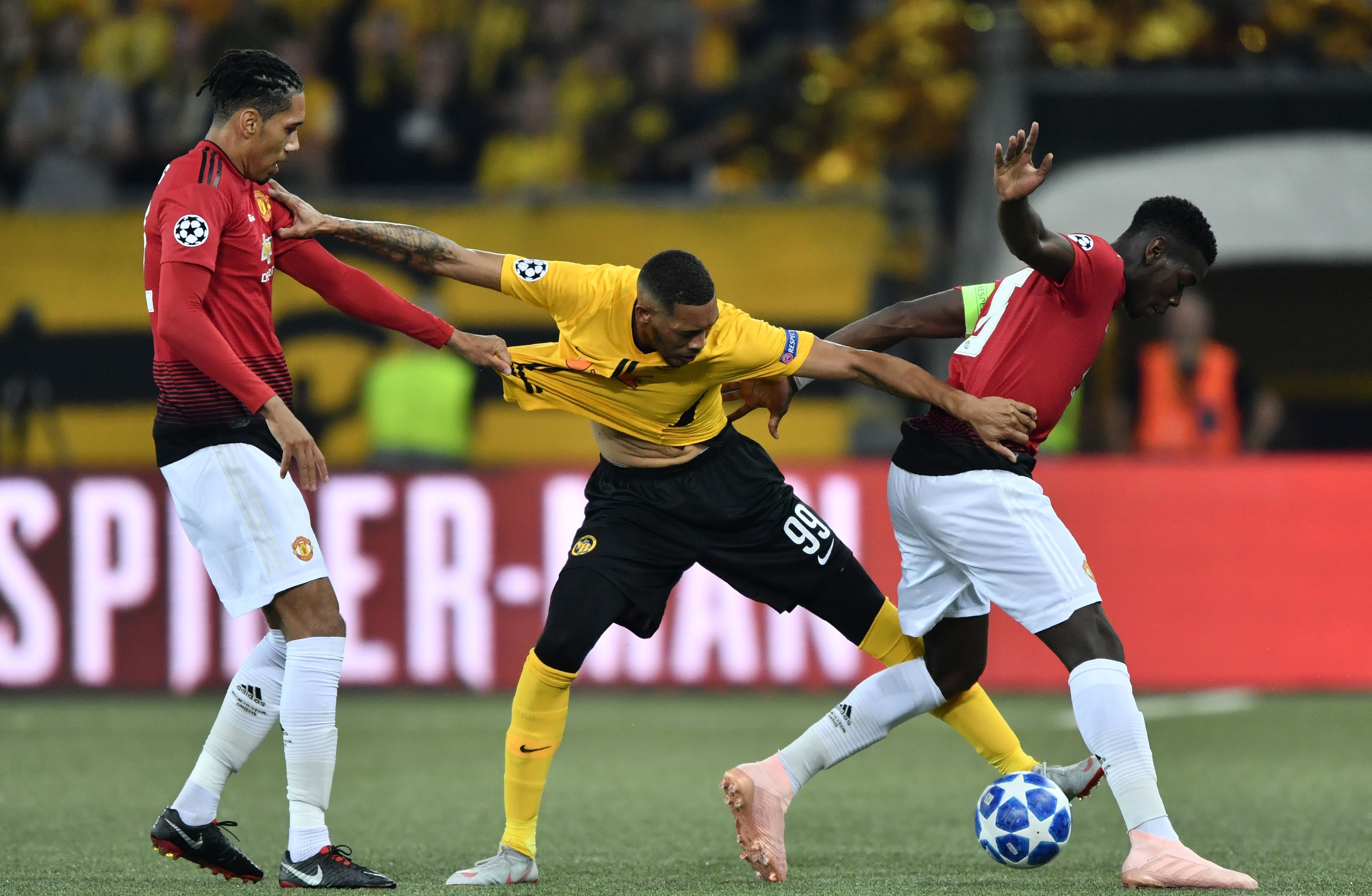 Young Boys Manchester United Champions League 19092018