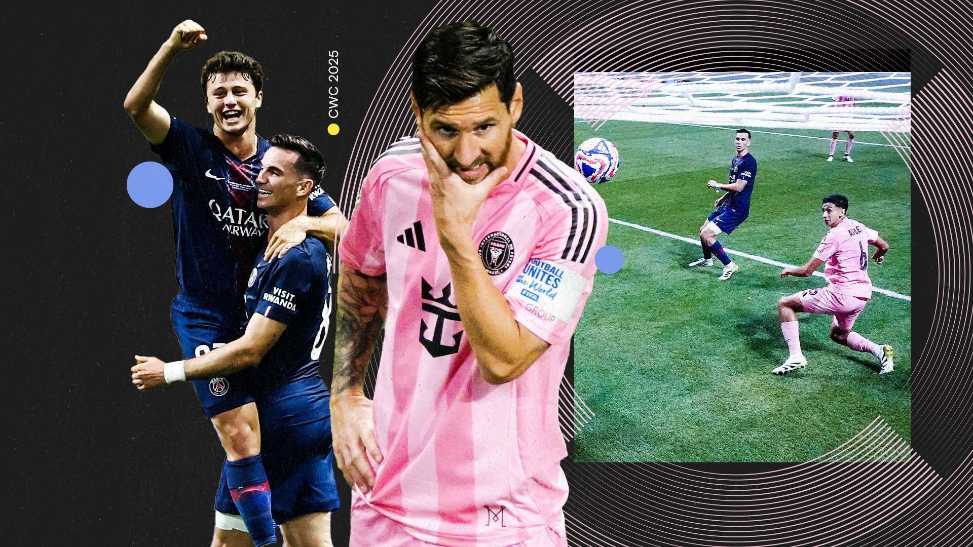16-9 Messi completely shut down as PSG obliterate Inter Miami