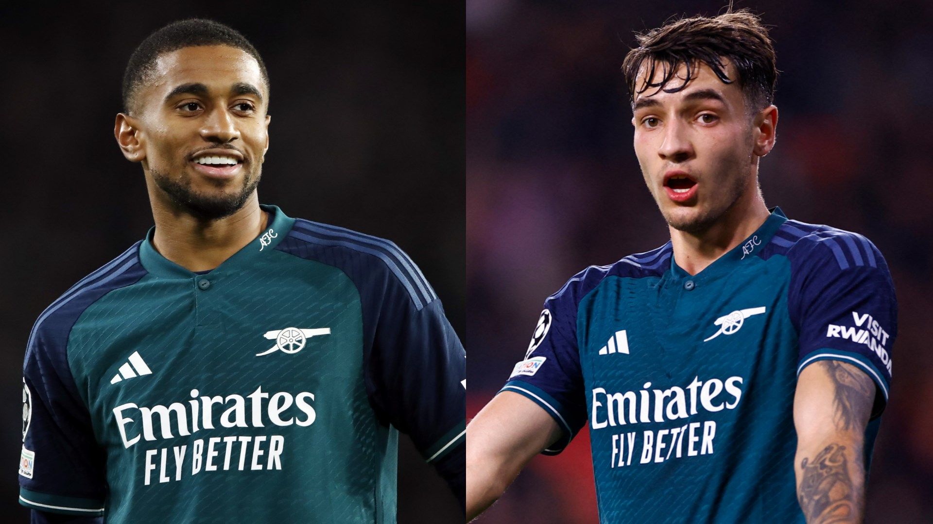 GFX Reiss Nelson Jakub Kiwior Arsenal 