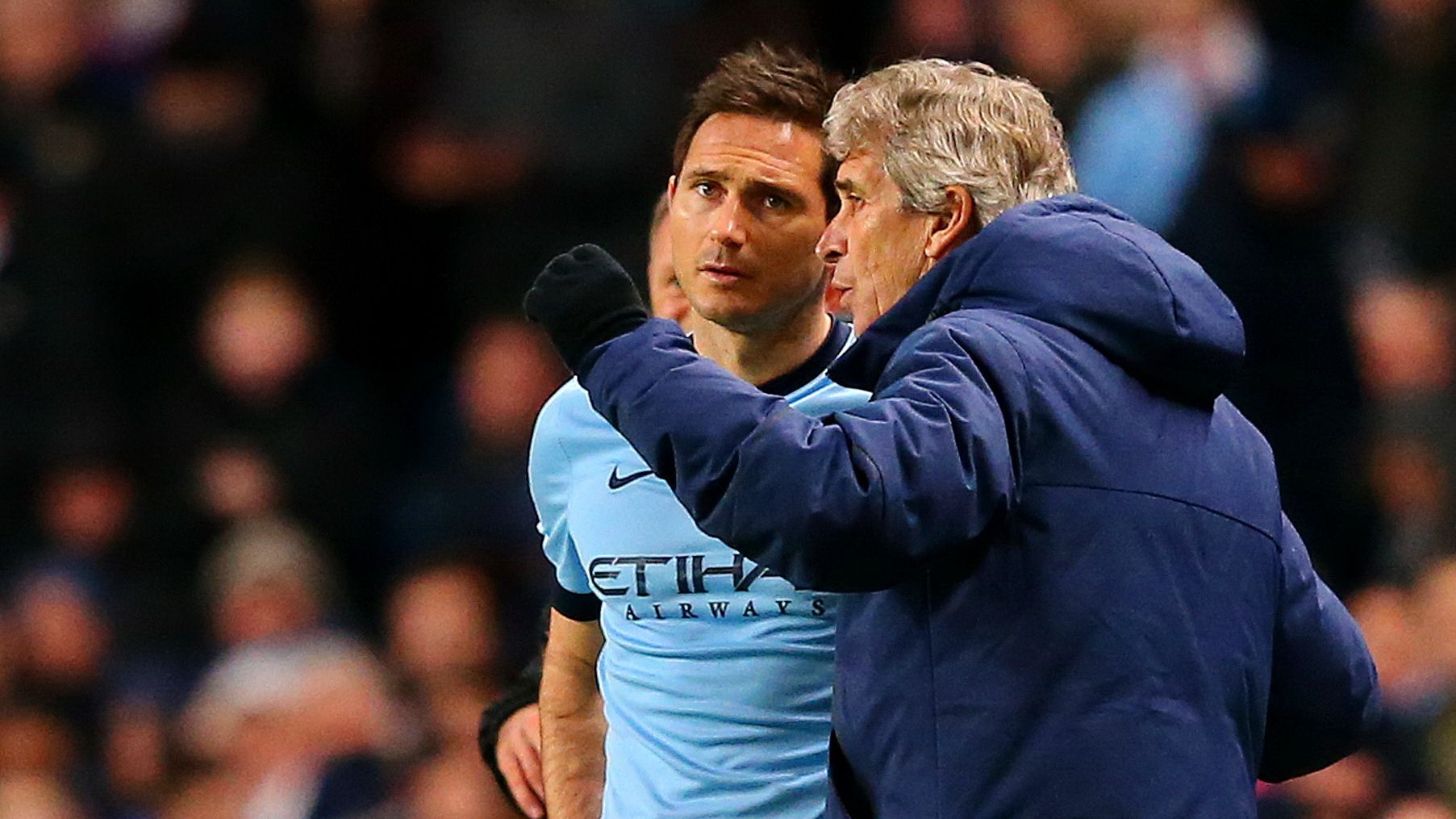 Frank Lampard Manuel Pellegrini Manchester City Premier League