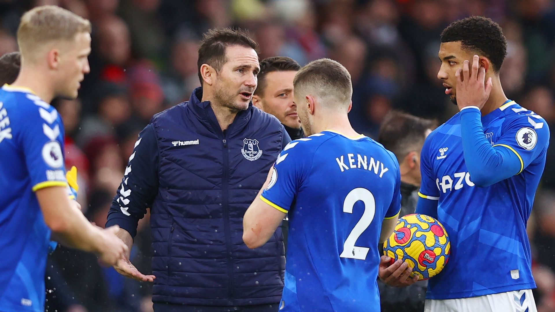 Frank Lampard Everton Premier League 2021-22