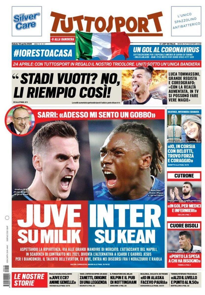 18 April Tuttosport