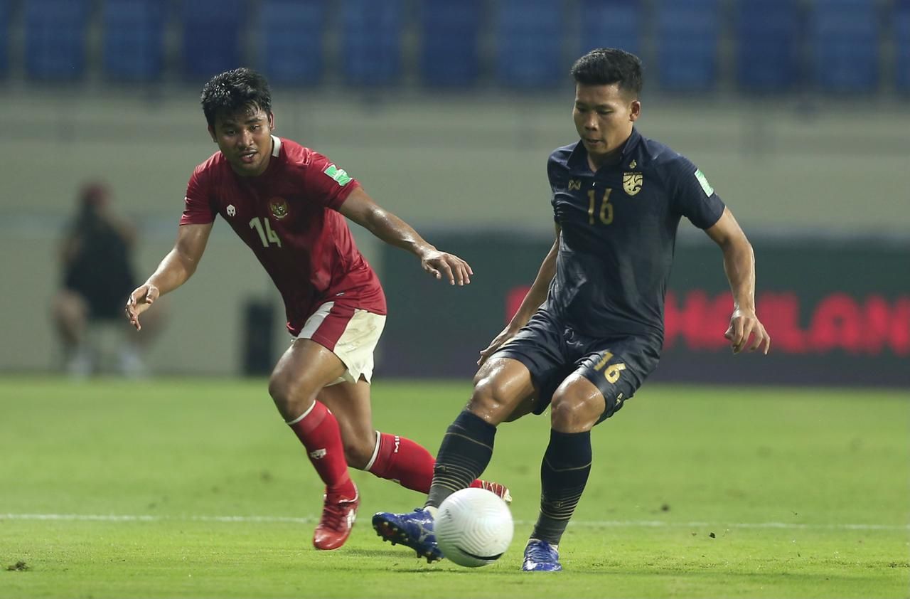 Asnawi Mangkualam & Phitwat Sookjitthammakul -  Thailand vs Indonesia
