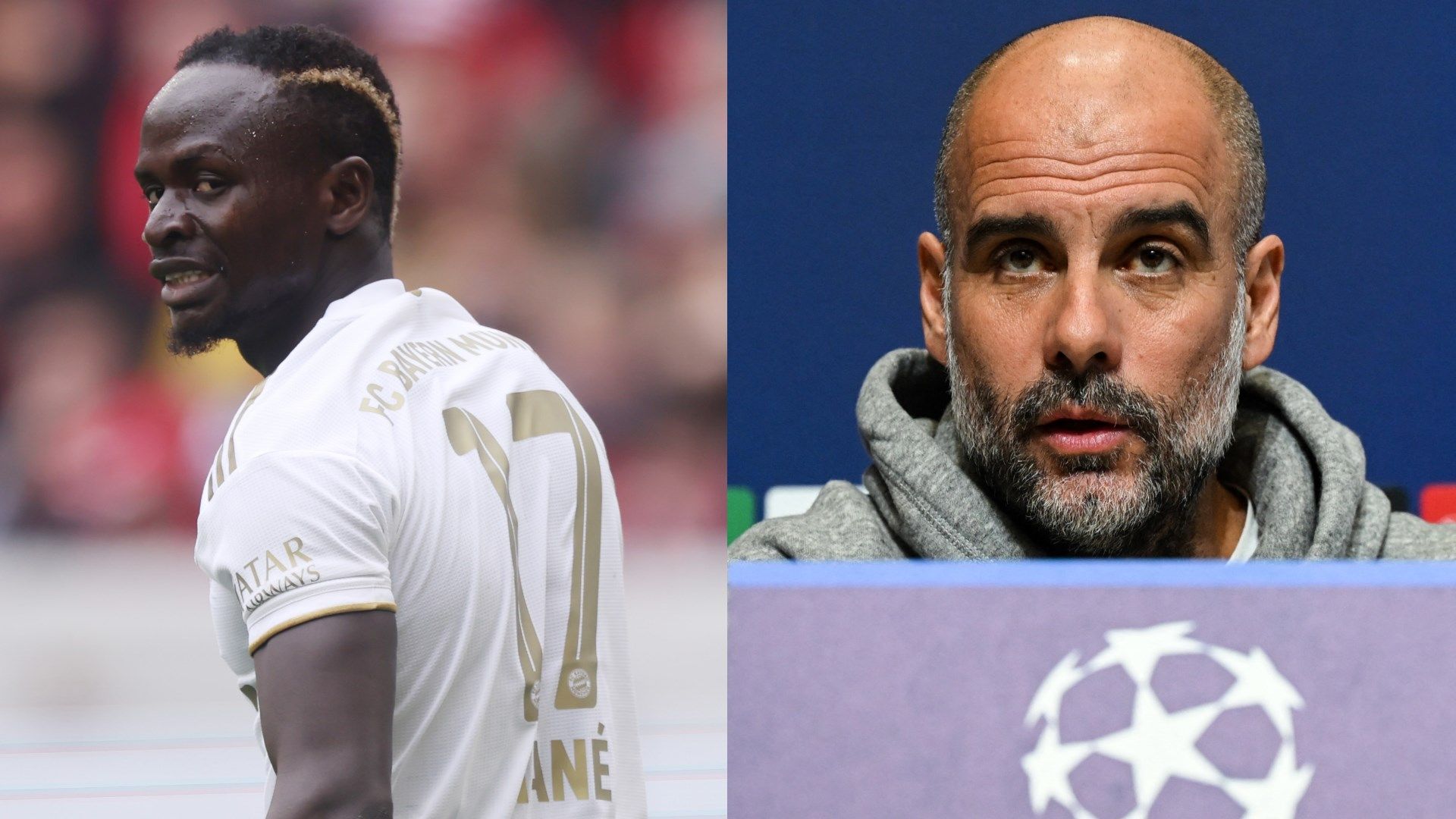 Sadio Mane Pep Guardiola