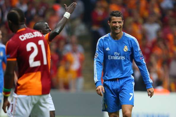 CRISTIANO RONALDO GALATASARAY REAL MADRID UCL