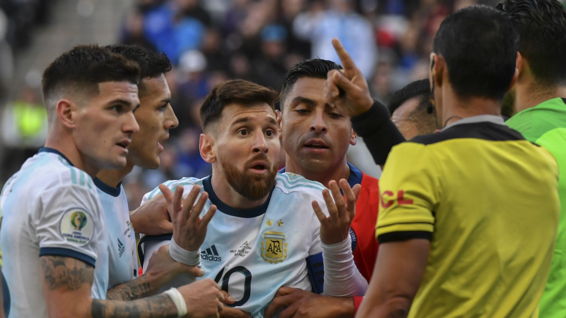 Messi Argentina Chile Copa América 06072019