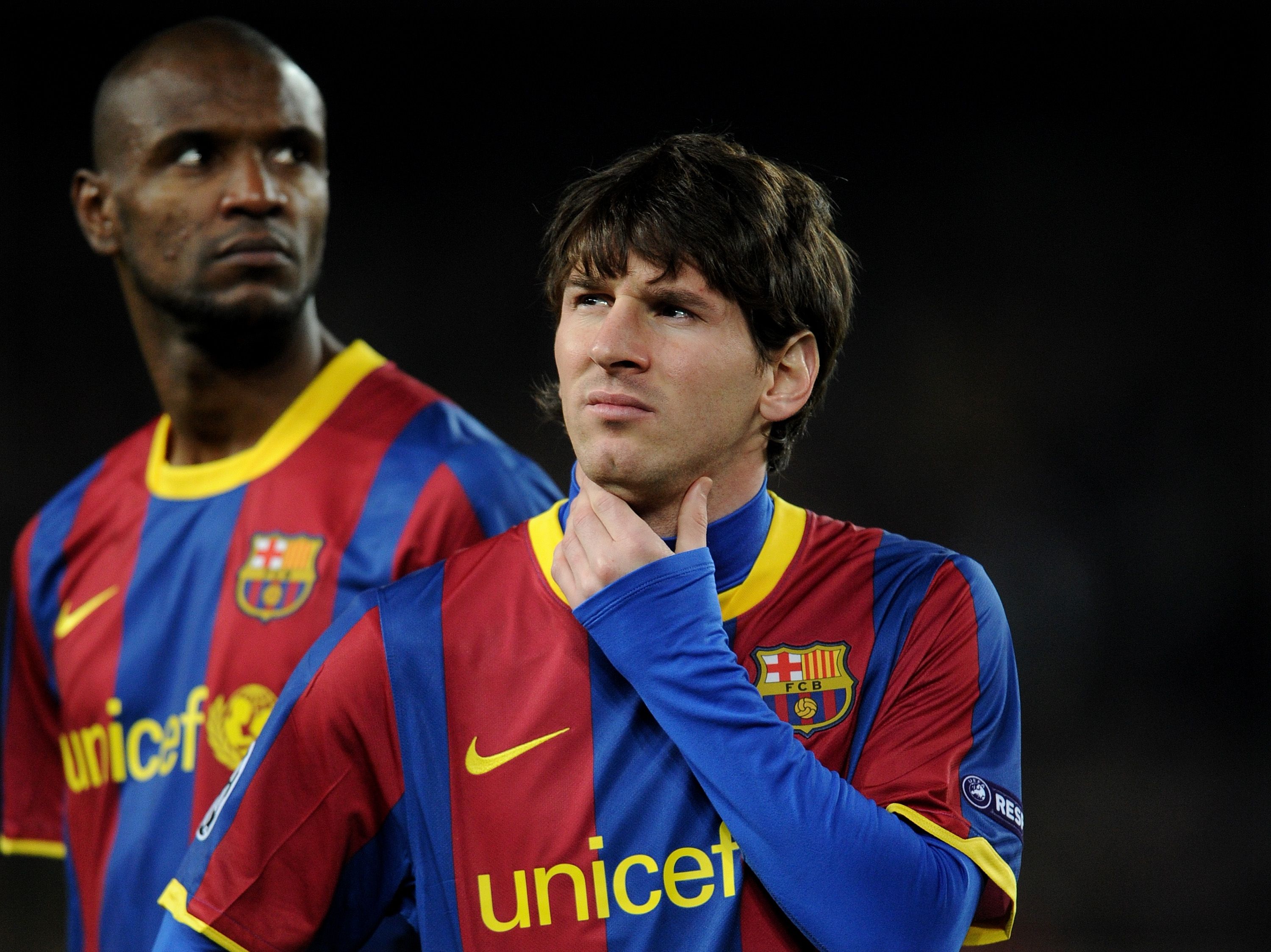 Messi Barcelona Abidal