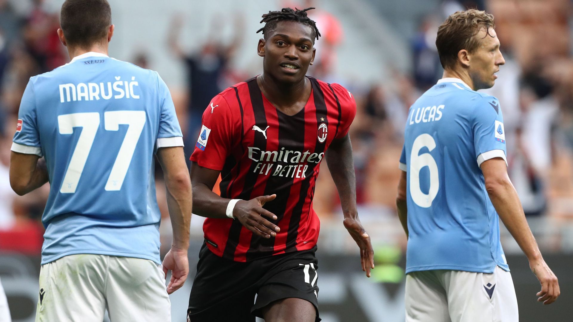 Rafael Leao Milan Lazio Serie A