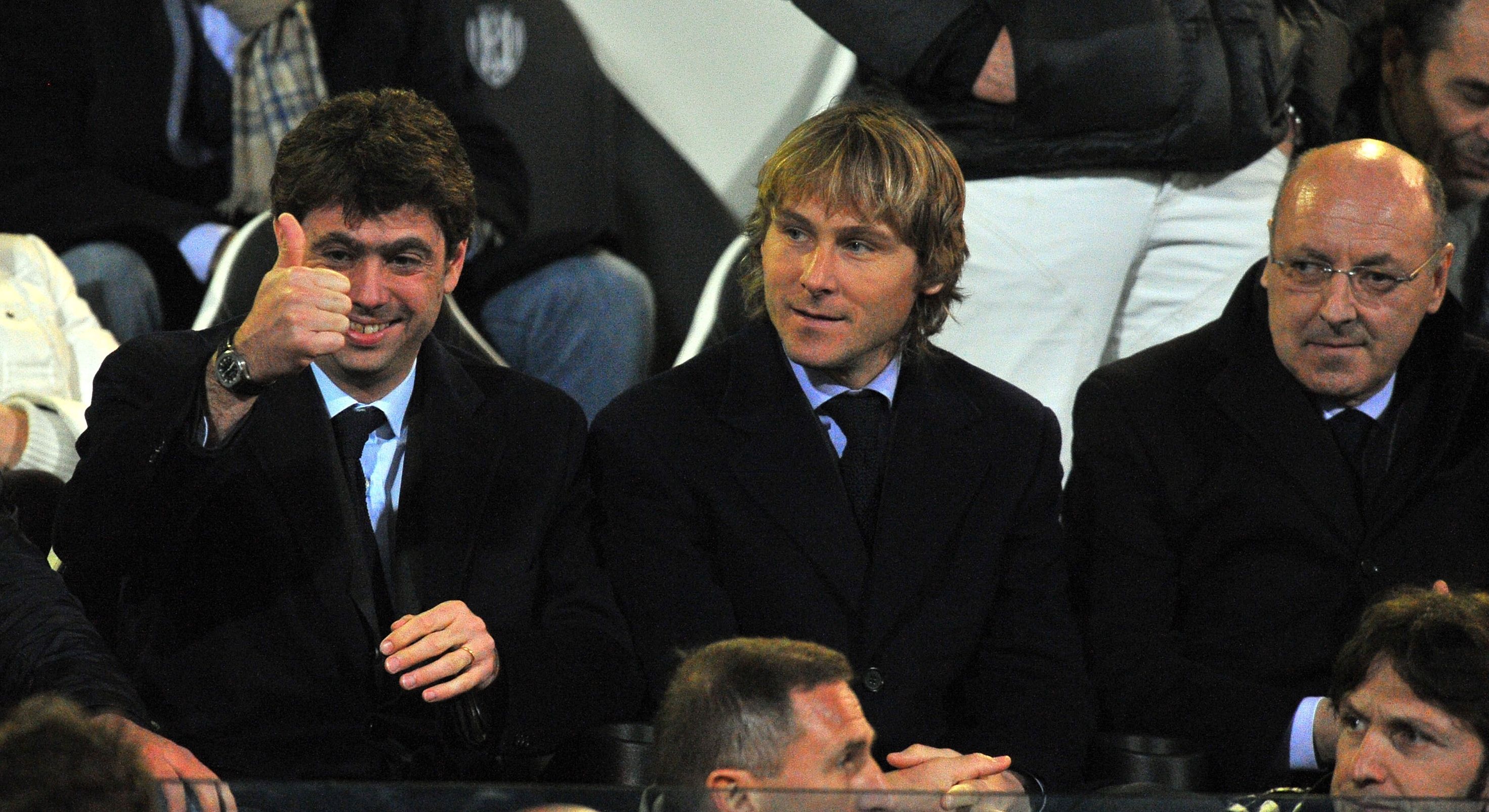 Andrea Agnelli, Pavel Nedved & Giuseppe Marotta
