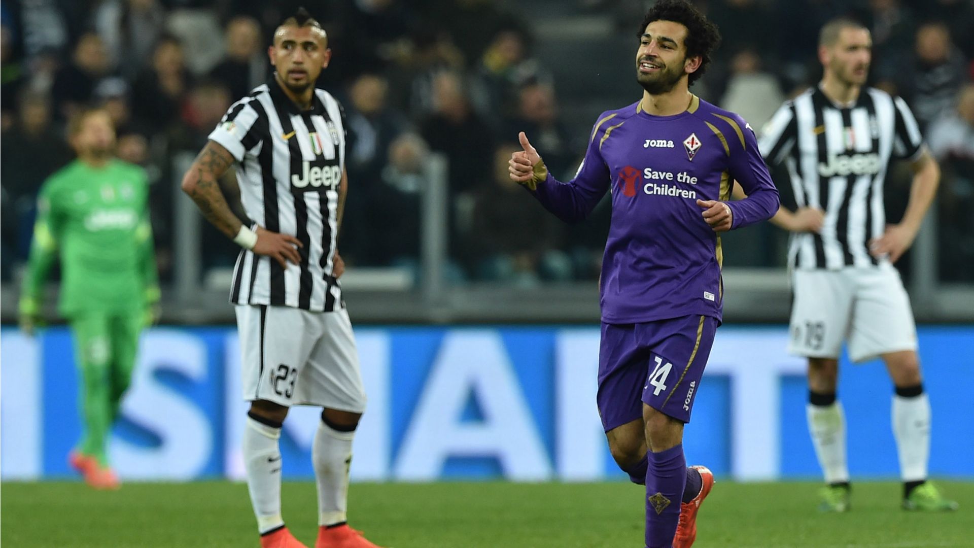 Mohamed Salah Arturo Vidal Juventus Fiorentina Coppa Italia 05032015