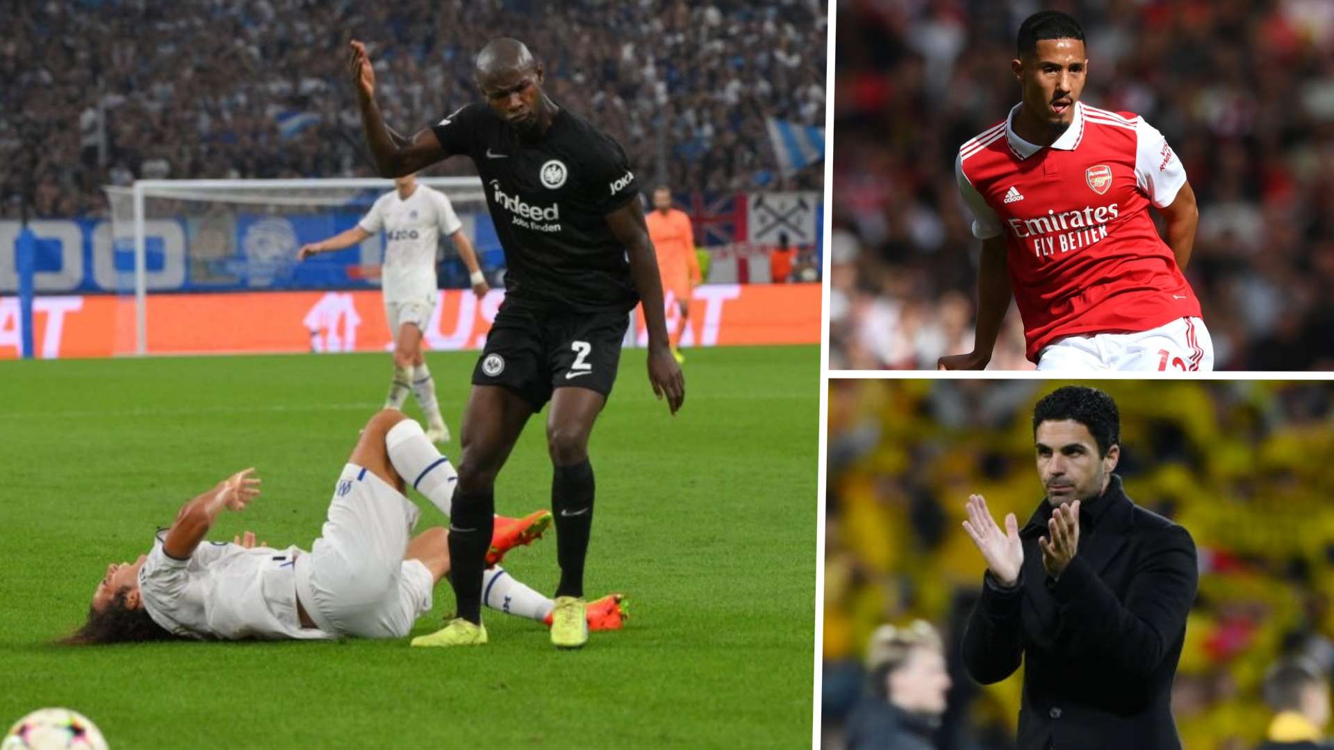 Ndicka, Saliba, Arteta