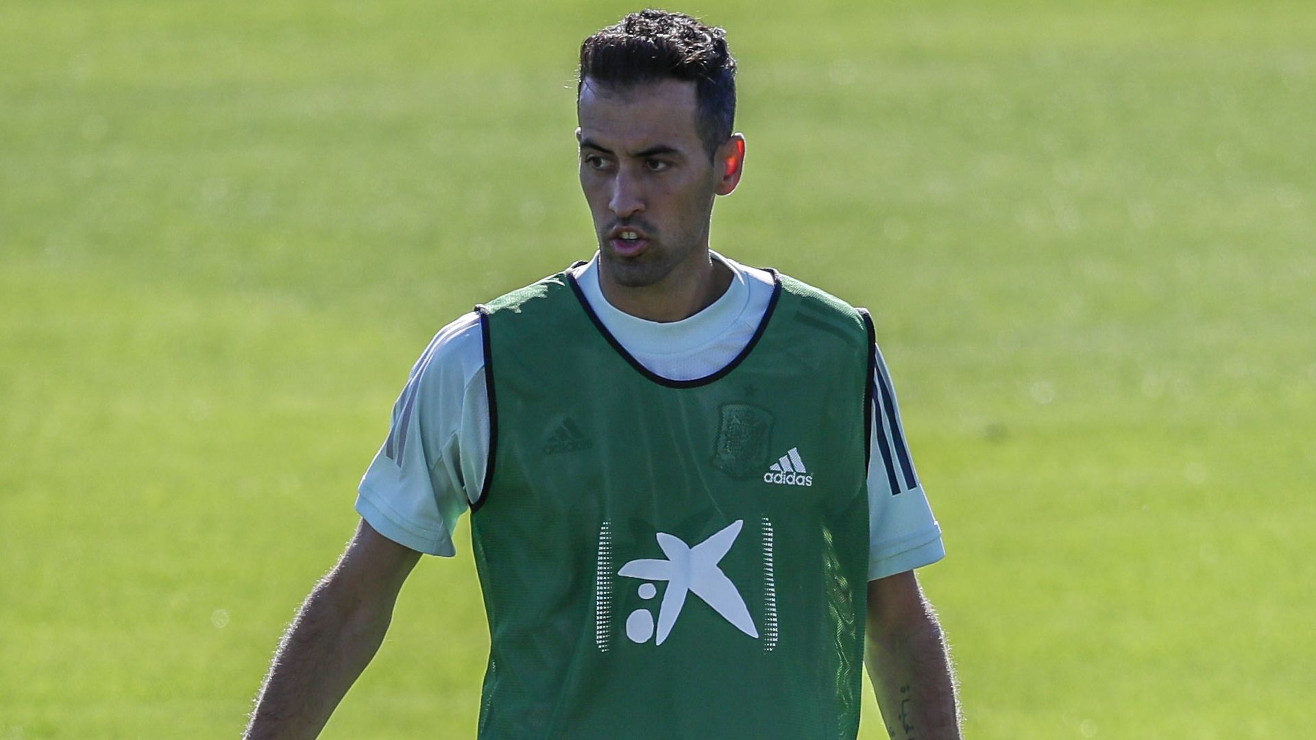 Sergio Busquets, Spain training