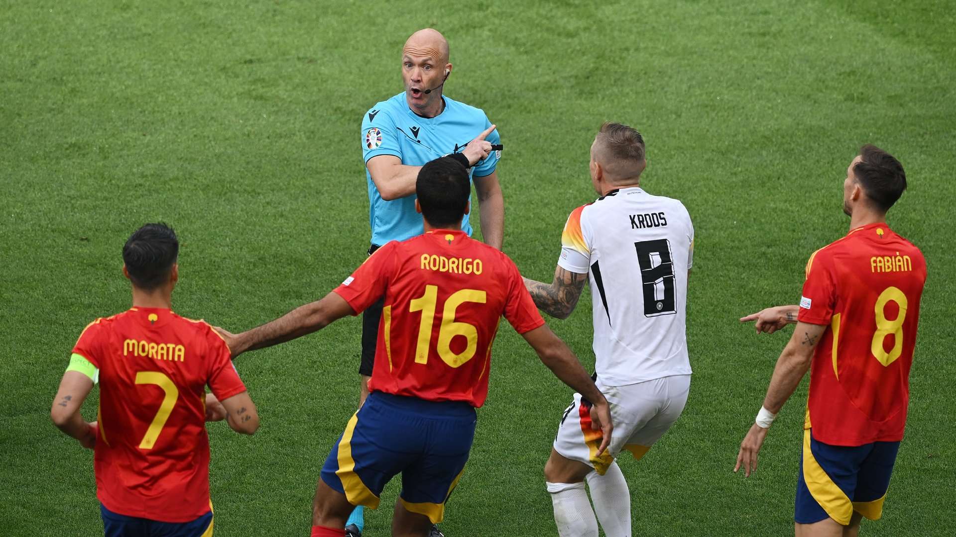 Anthony Taylor Spain Germany Euro 2024