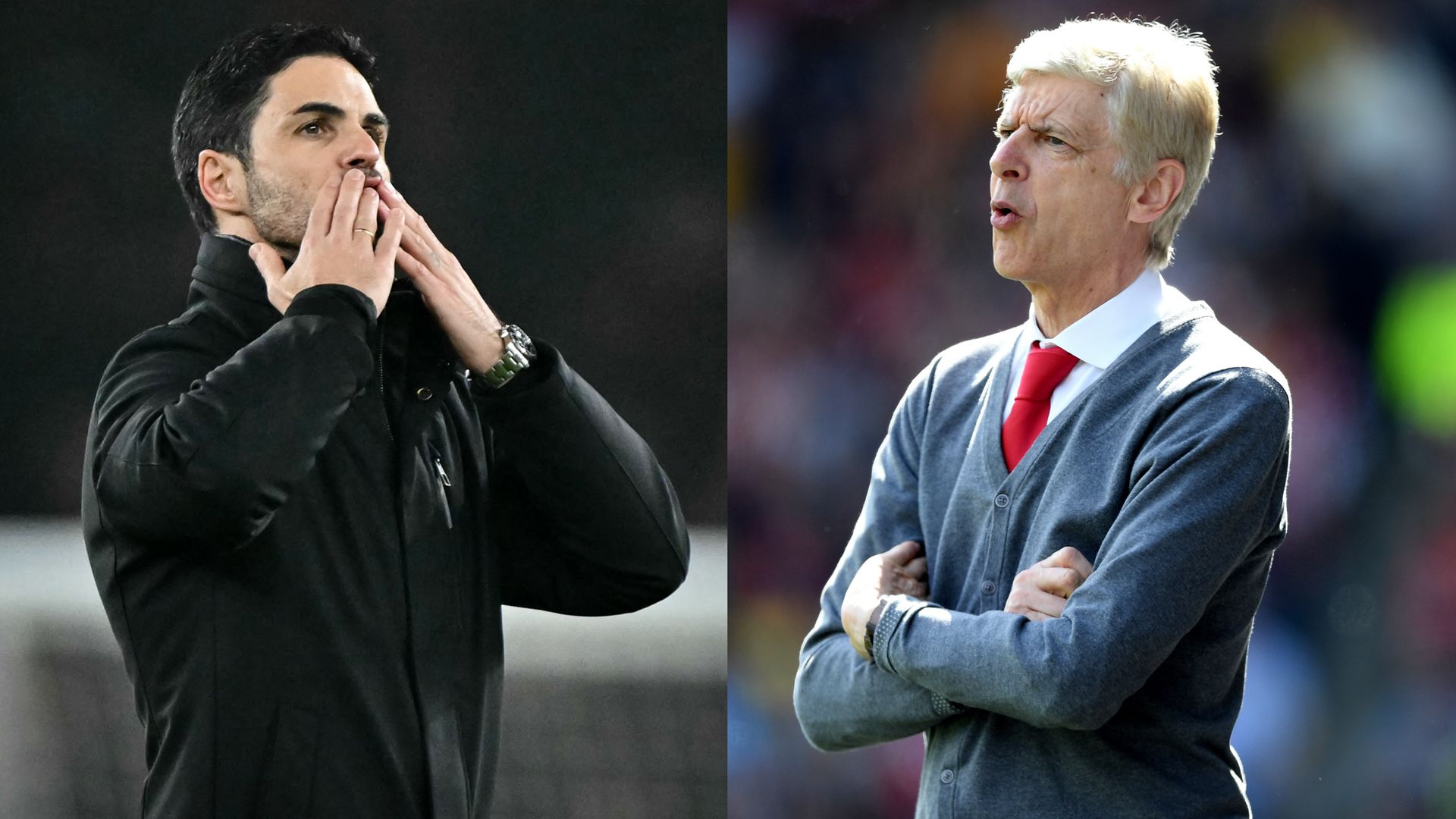 Mikel Arteta Arsene Wenger