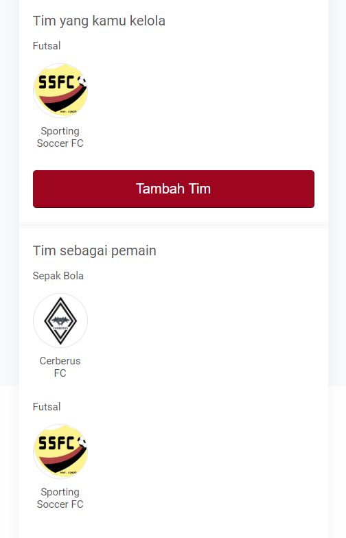 Multiple Teams - Ayo.co.id
