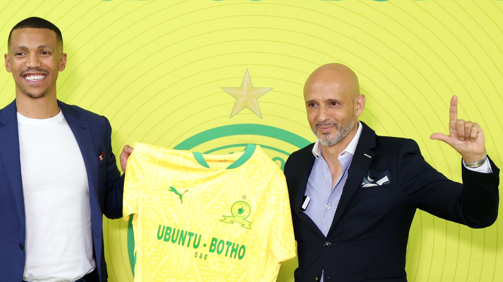 Miguel Cardoso and Tlhopie Motsepe, Mamelodi Sundowns