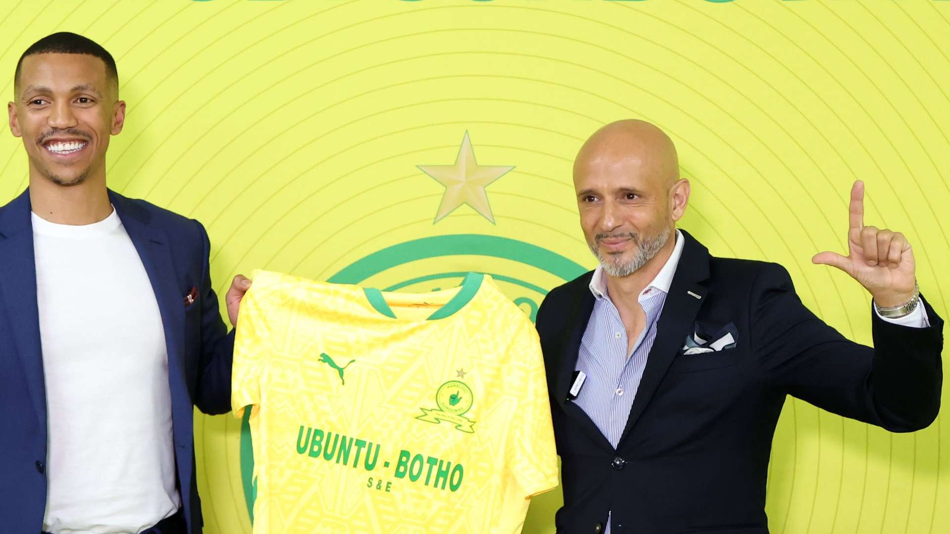 Miguel Cardoso and Tlhopie Motsepe, Mamelodi Sundowns