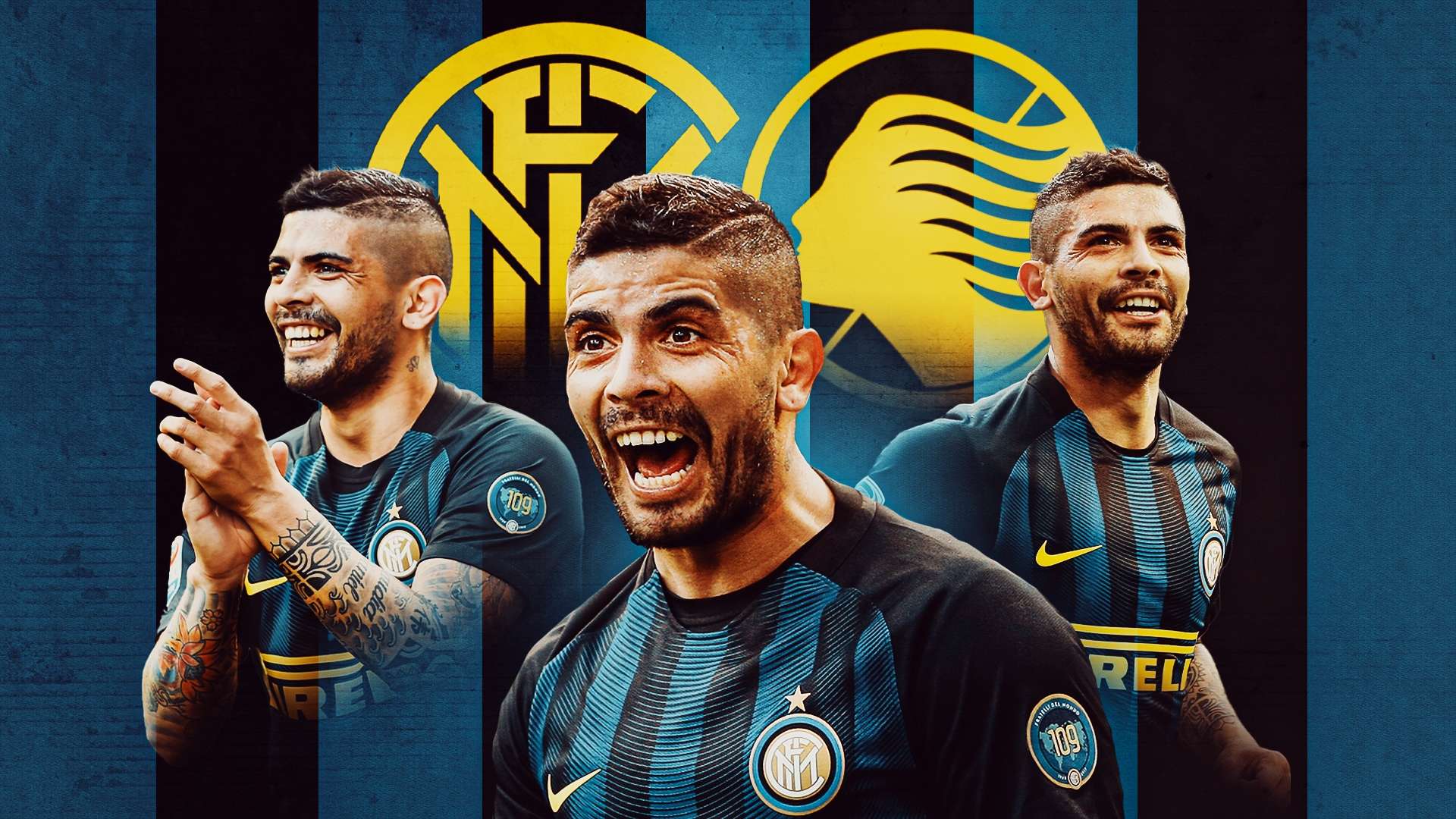 GFX Banega tripletta Inter-Atalanta