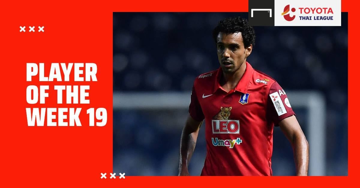 Toyota Thai League Player of the Week 19 : ดิโอโก  หลุยส์ ซานโต