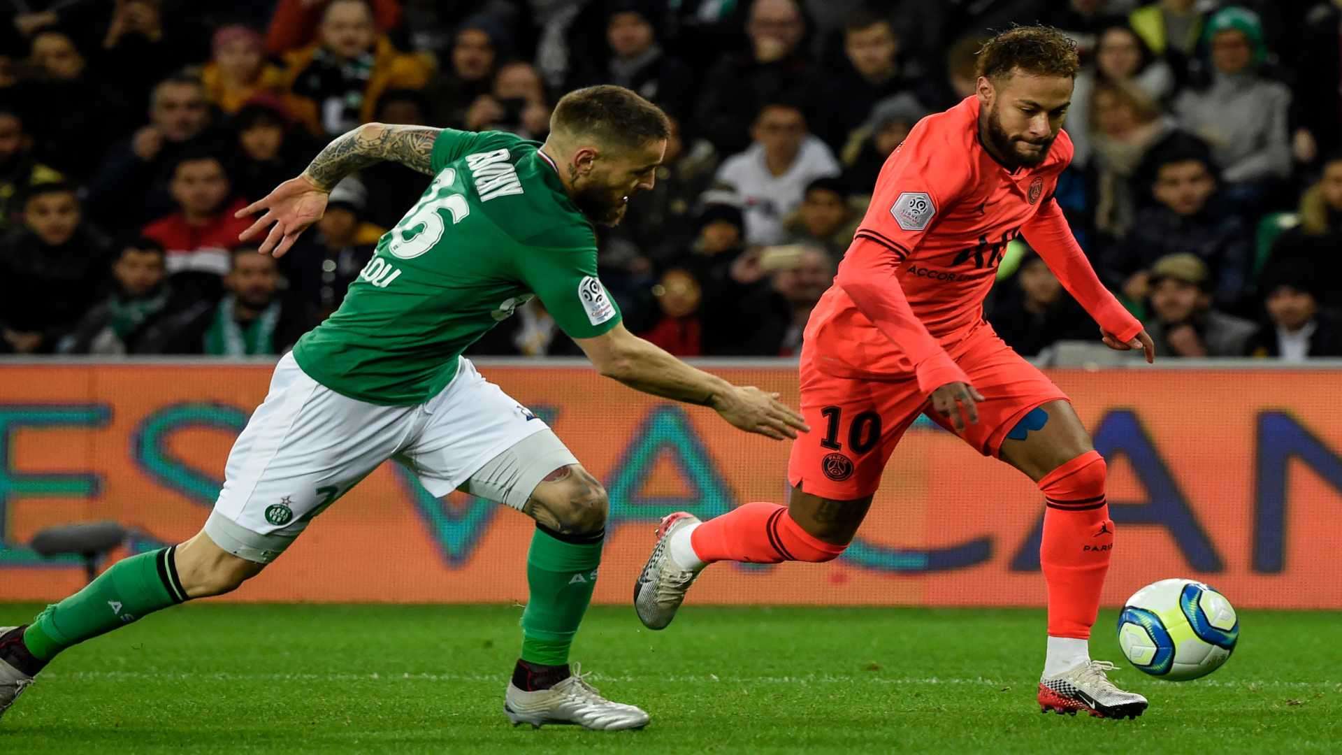 Mathieu Debuchy Neymar ASSE PSG Ligue 1 15122019