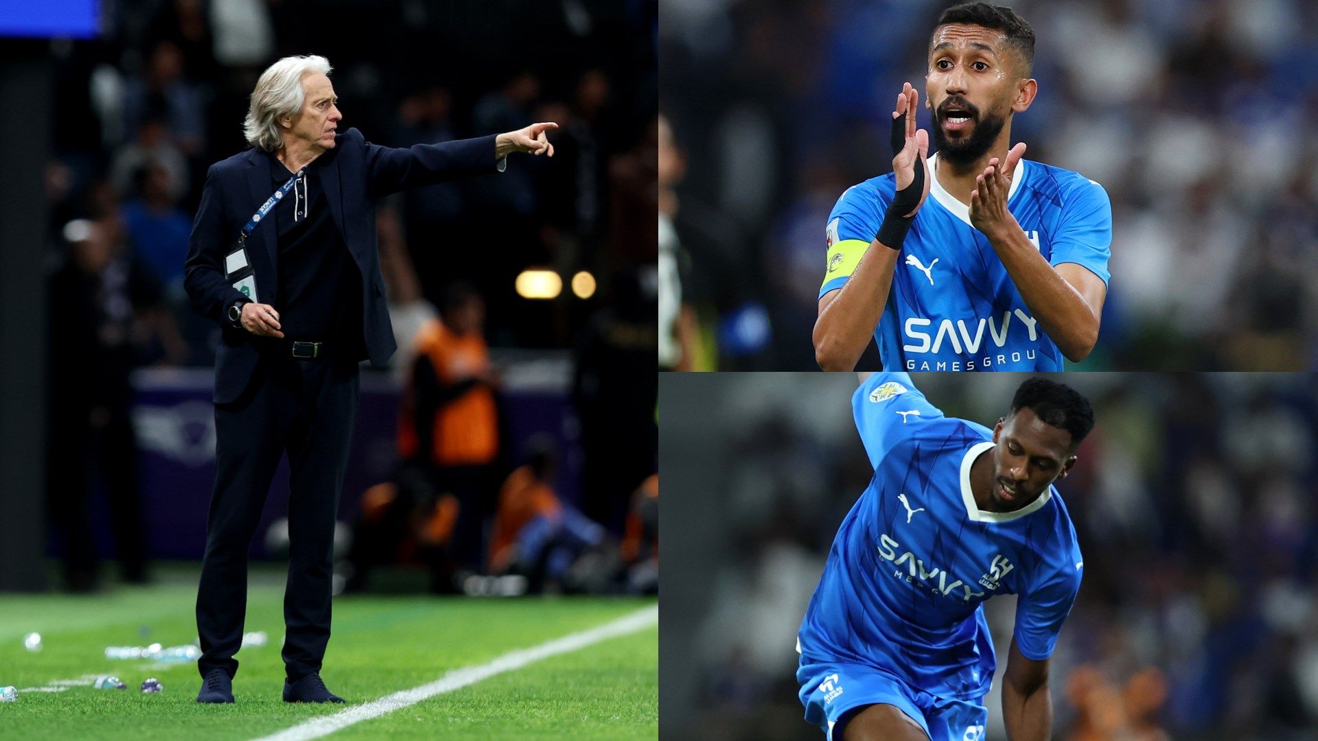 Jorge Jesus - Salman Al Faraj - Mohamed Kanno 