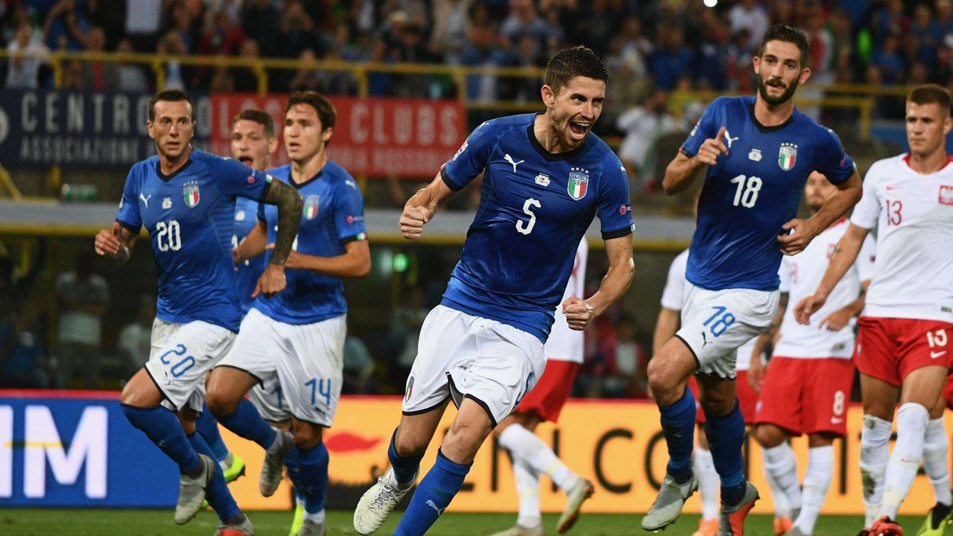 Jorginho Italy Poland UEFA National League