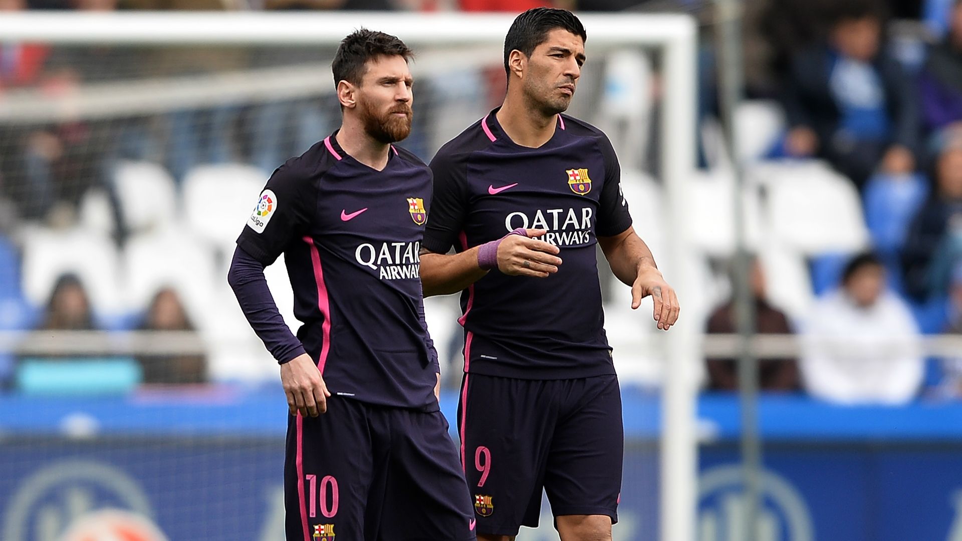 Lionel Messi Luis Suarez Deportivo Coruna Barcelona La Liga