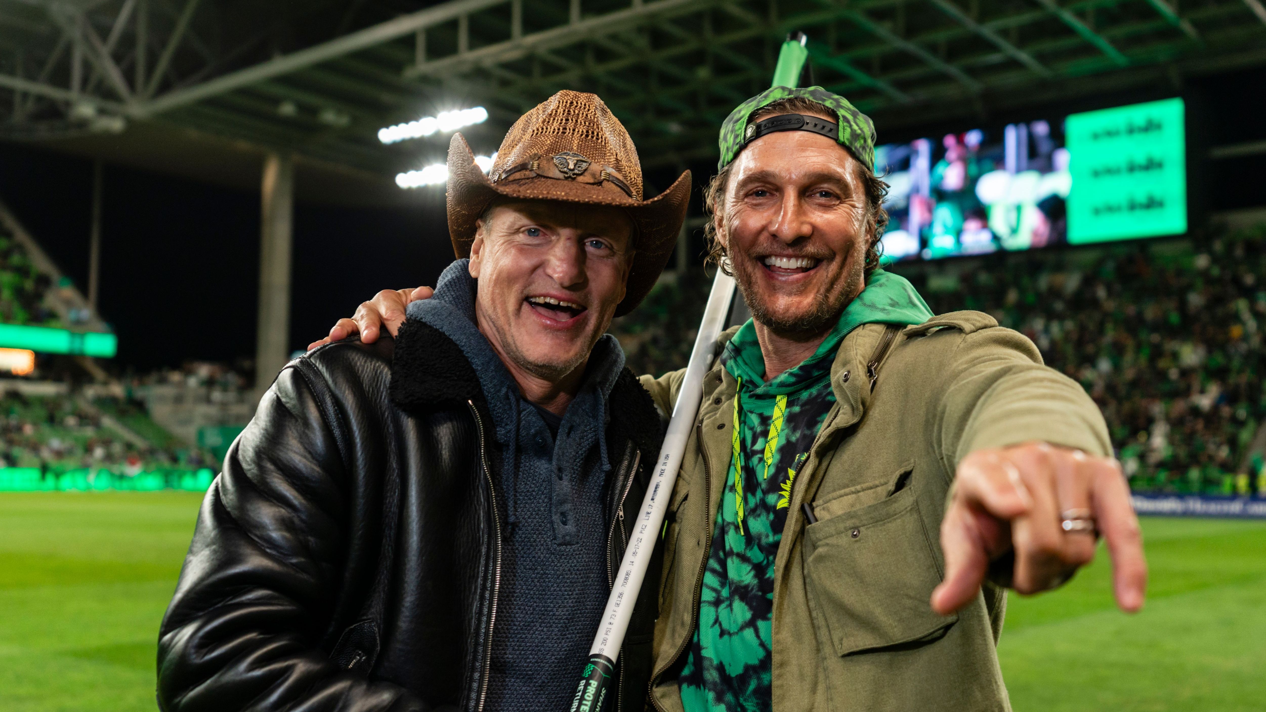 matthew mcconaughey and Woody Harrelson Austin FC