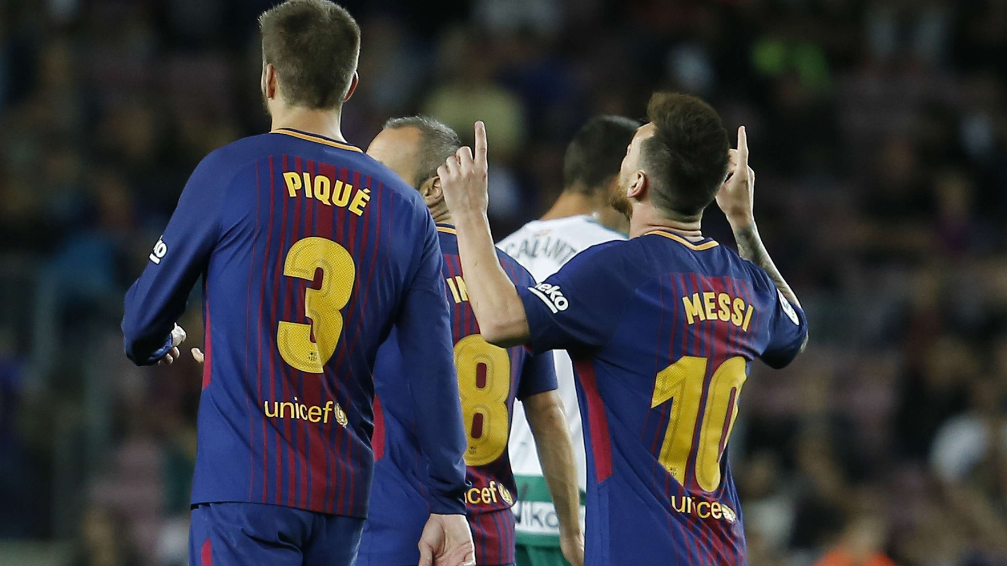 Messi Pique Barcelona Eibar LaLiga