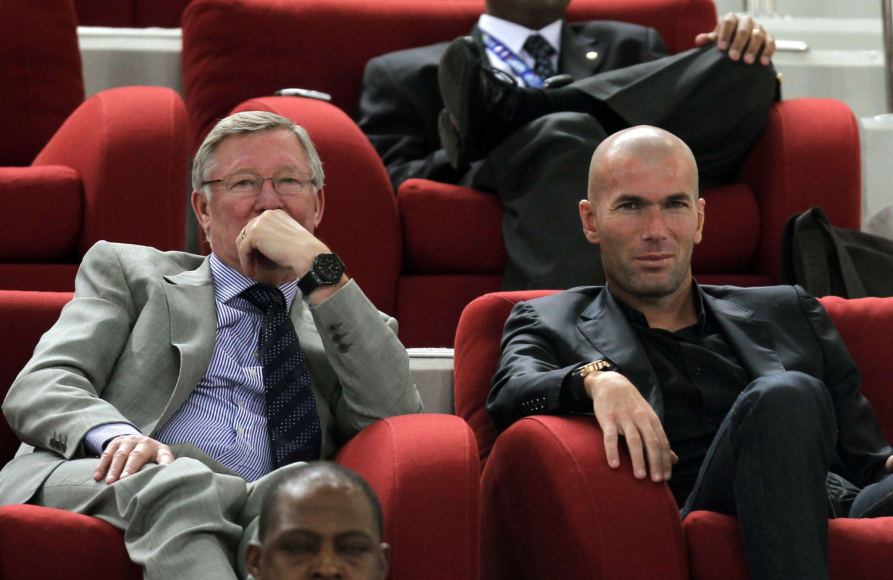 Zindine Zidane Sir Alex Ferguson
