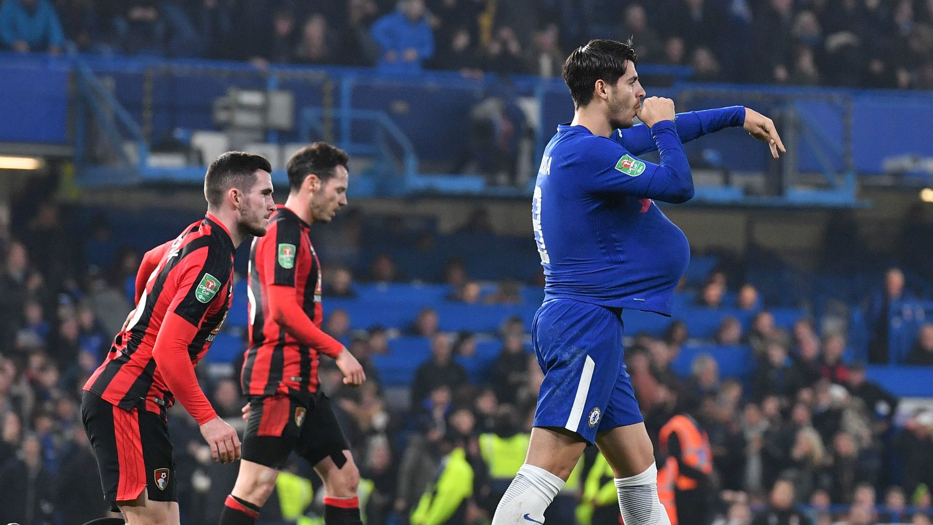 Alvaro Morata Celebration