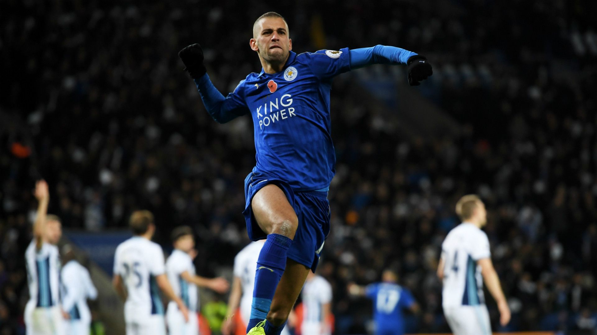 HD Islam Slimani Leicester City