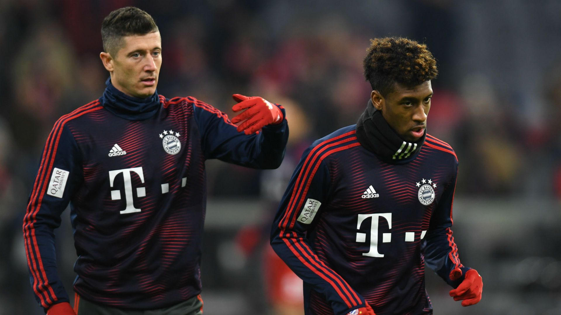 Robert Lewandowski Kingsley Coman Bayern Munich