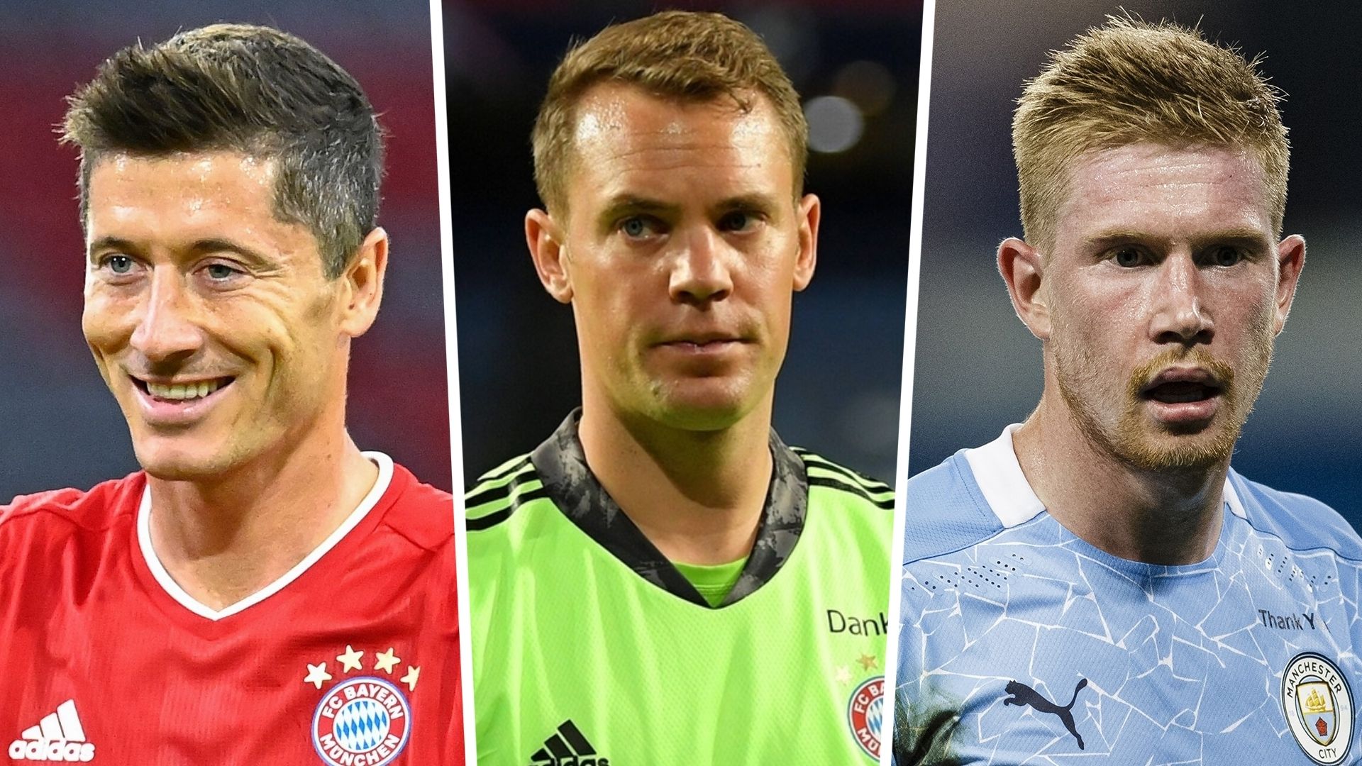 Lewandowski Neuer De Bruyne