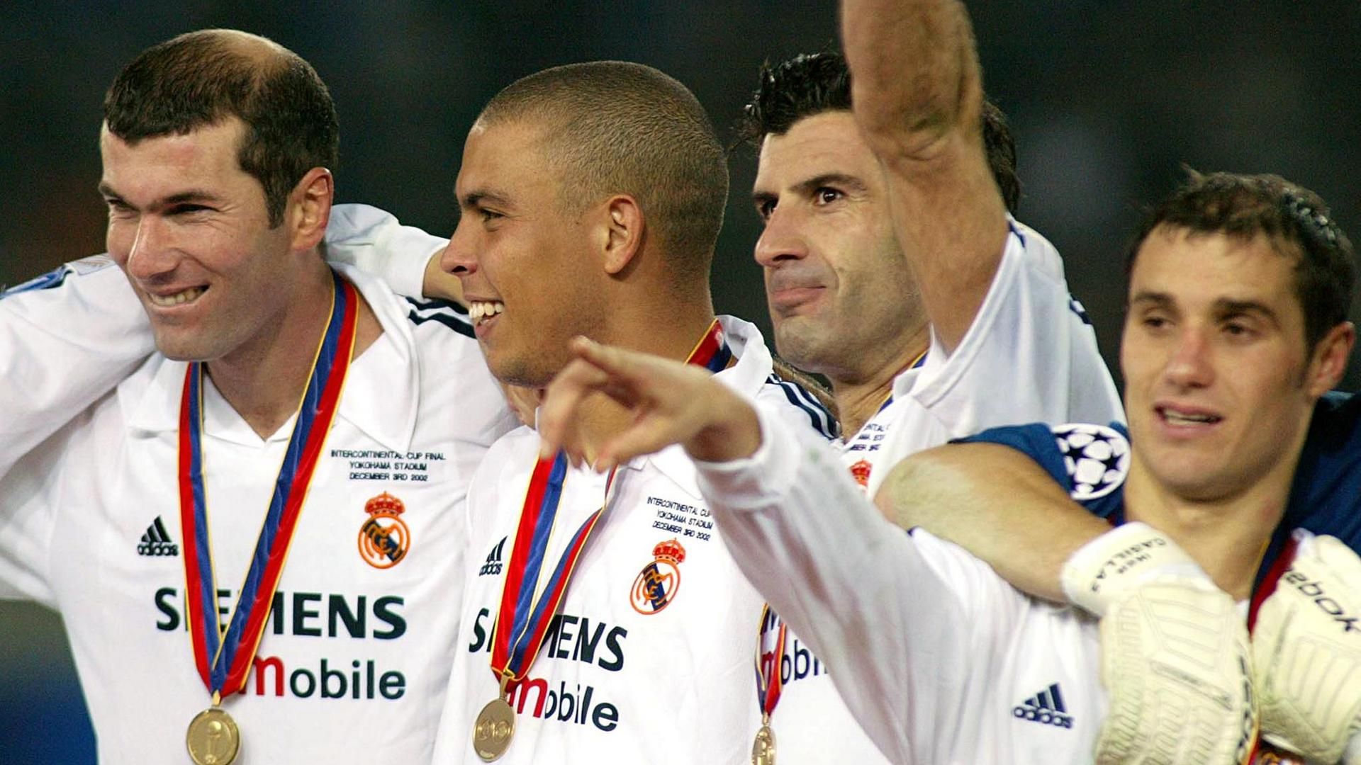 Zinedine Zidane, Ronaldo, Luis Figo,Ivan Helguera