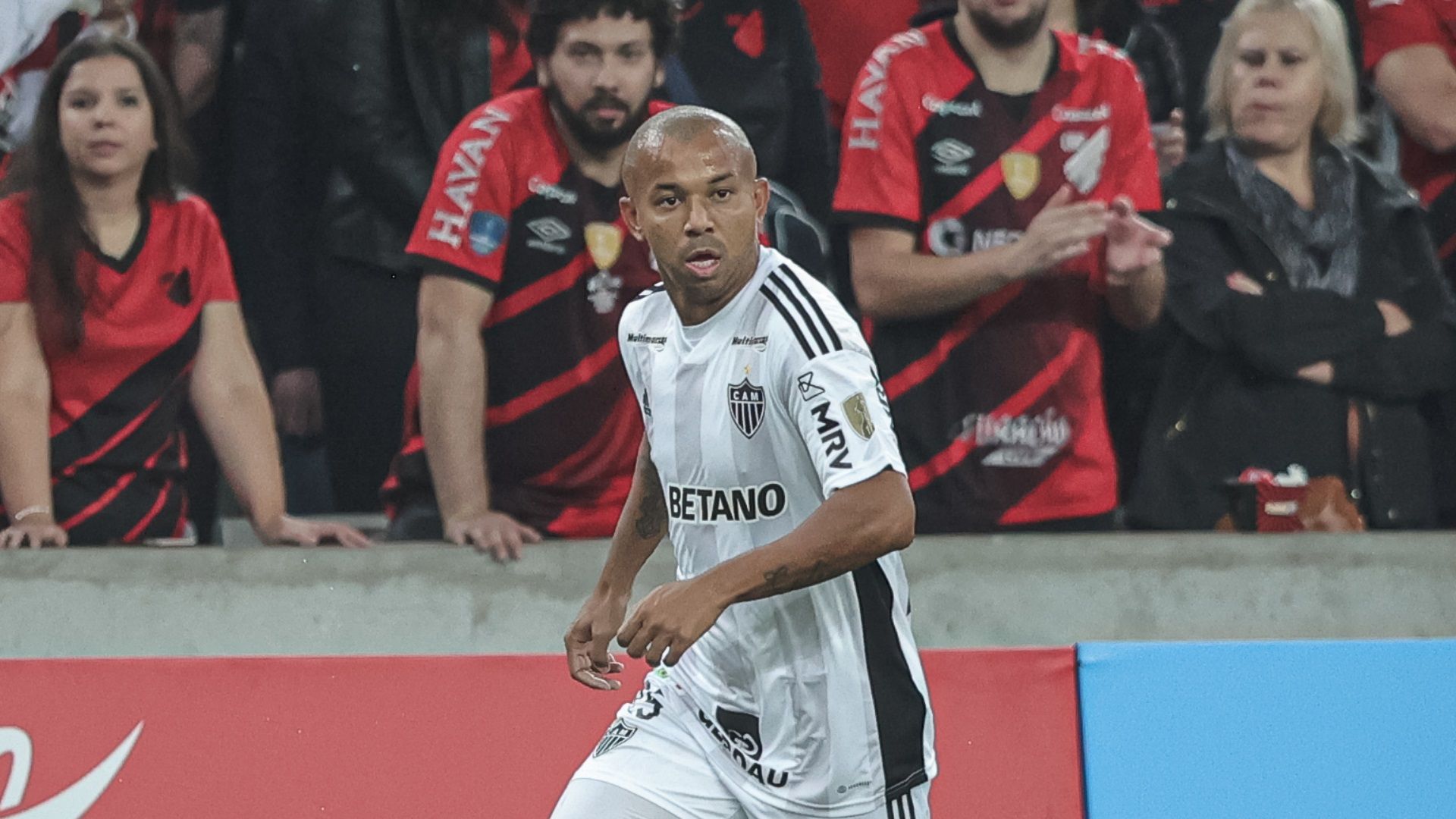 Mariano, na Arena da Baixada, durante um Athletico-PR 2 x 1 Atlético-MG pela Libertadores 2023