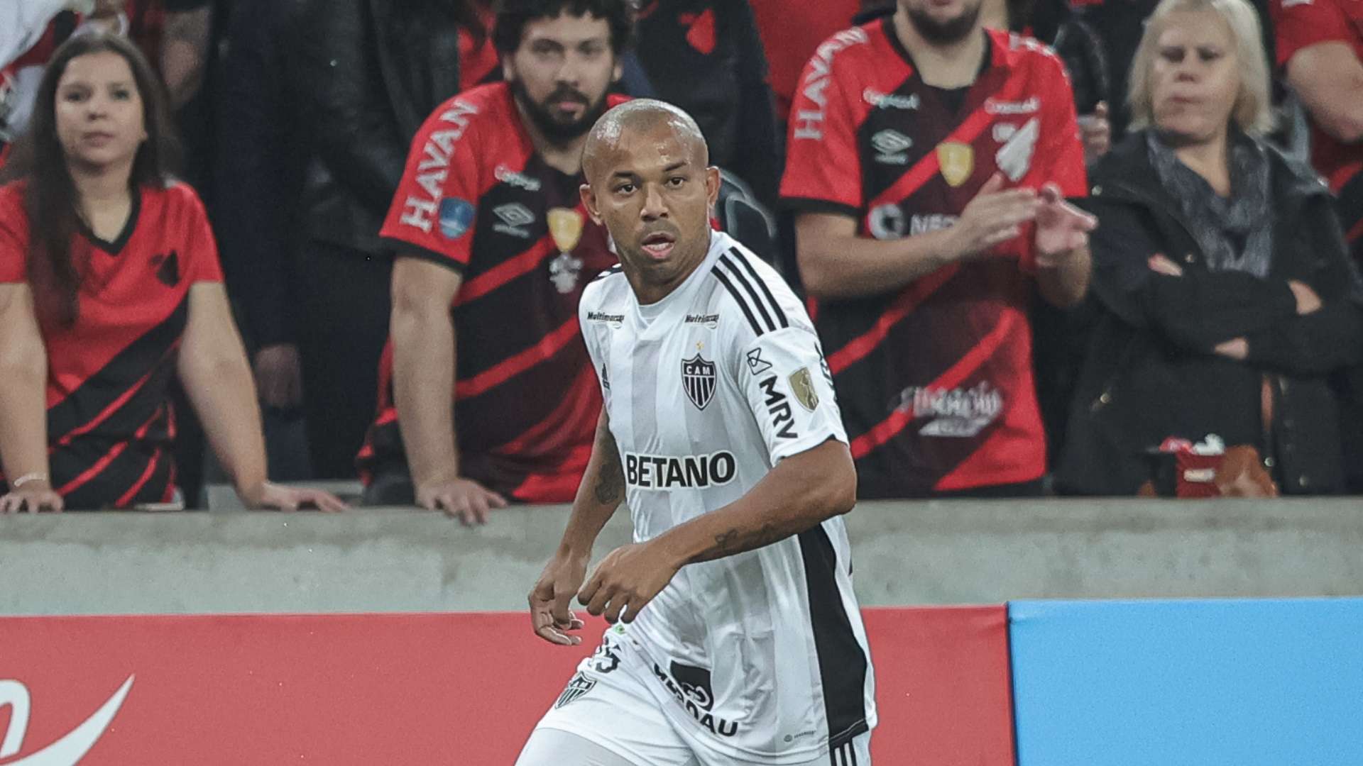 Mariano, na Arena da Baixada, durante um Athletico-PR 2 x 1 Atlético-MG pela Libertadores 2023