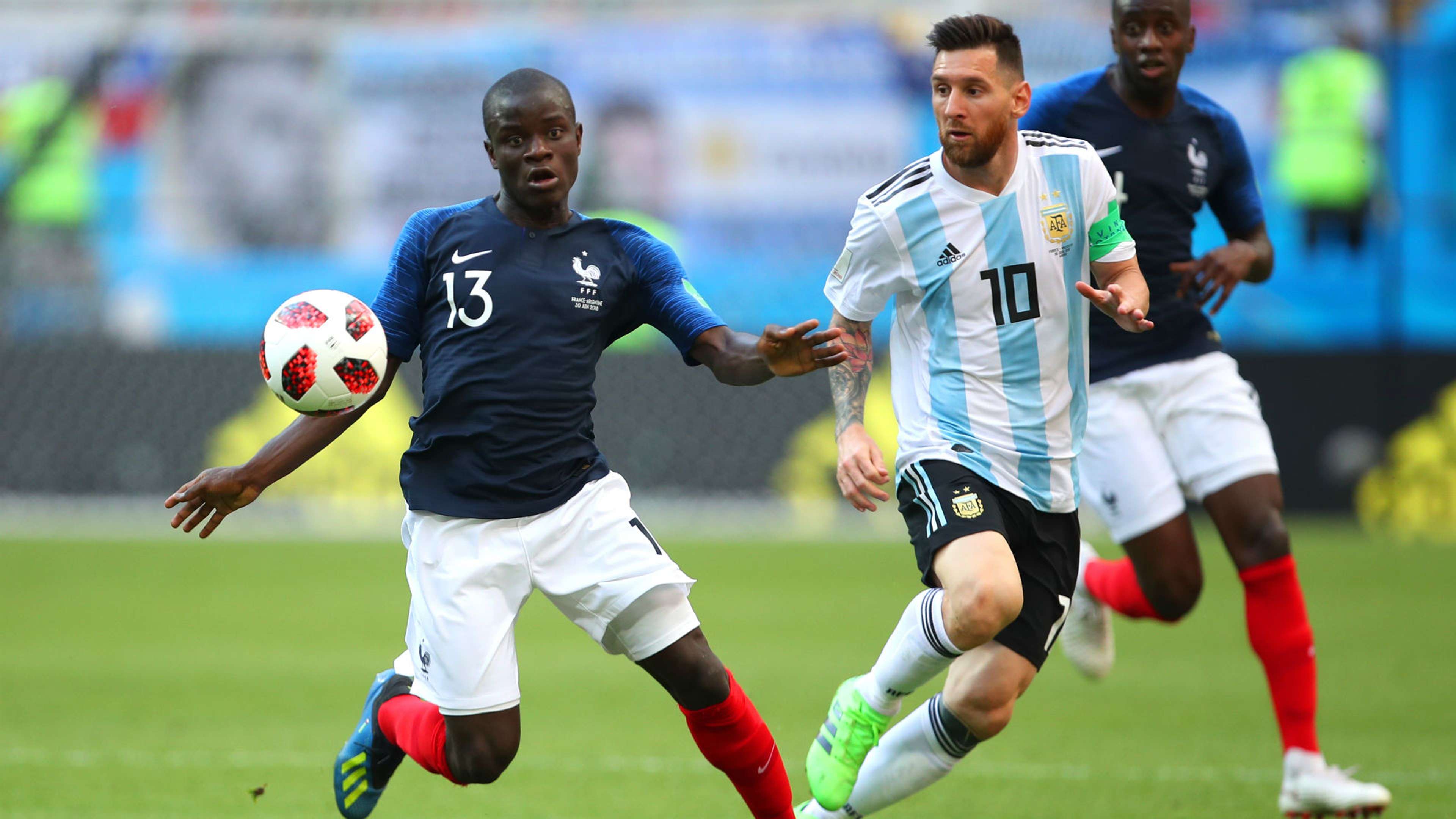 N'Golo Kante Lionel Messi France Argentina World Cup 30062018