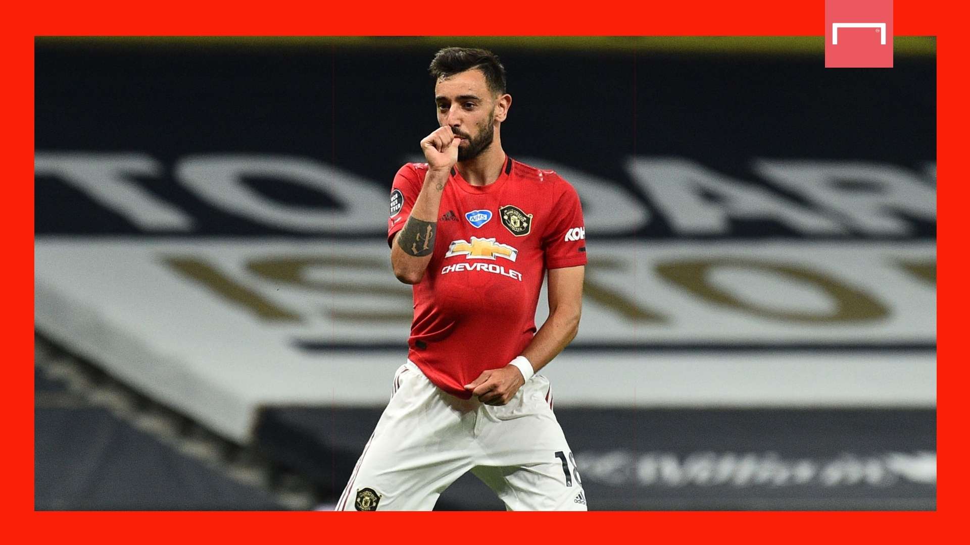 Bruno Fernandes Manchester United Tottenham 2019-20 GFX