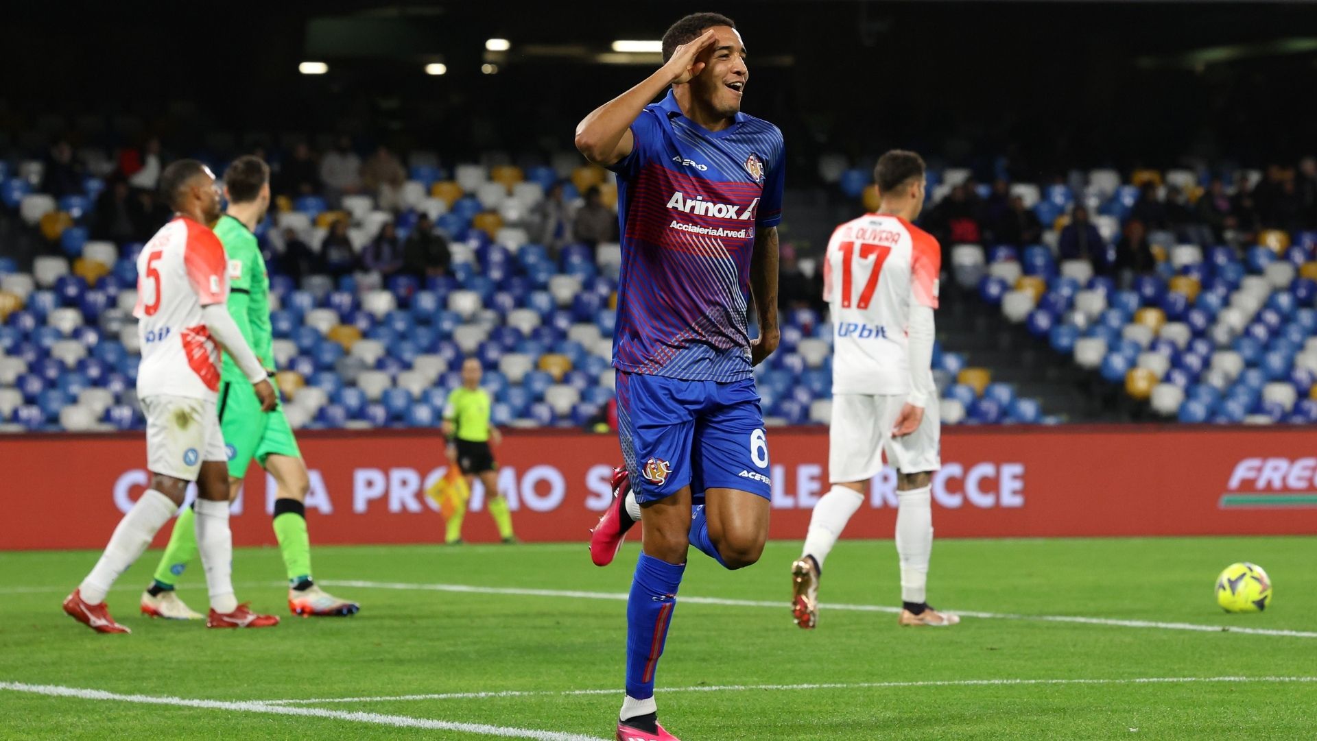 Charles Pickel Napoli Cremonese Coppa Italia 17012023