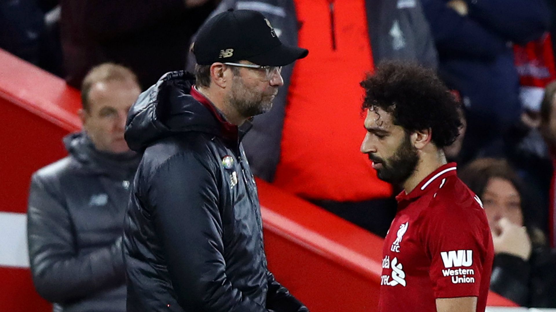 Jurgen Klopp Mohamed Salah Liverpool vs Everton Premier League 2018-19