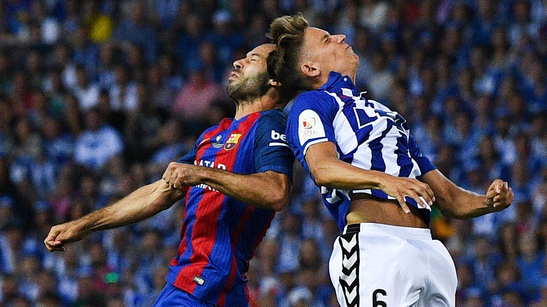 Javier Mascherano Marcos Llorente Barcelona Alaves Copa del Rey 27052017