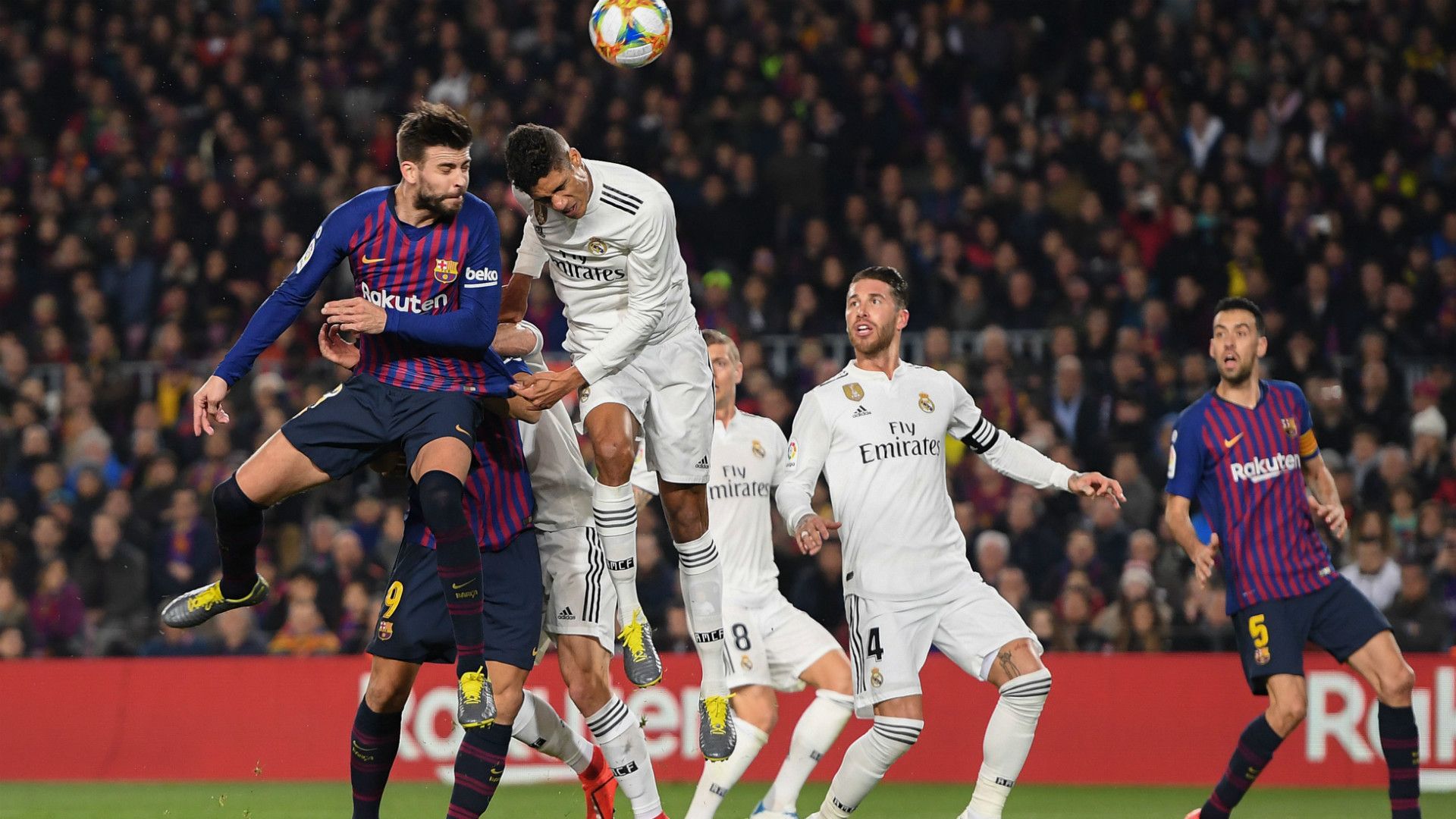 PIQUE VARANE BARCELONA REAL MADRID COPA DEL REY