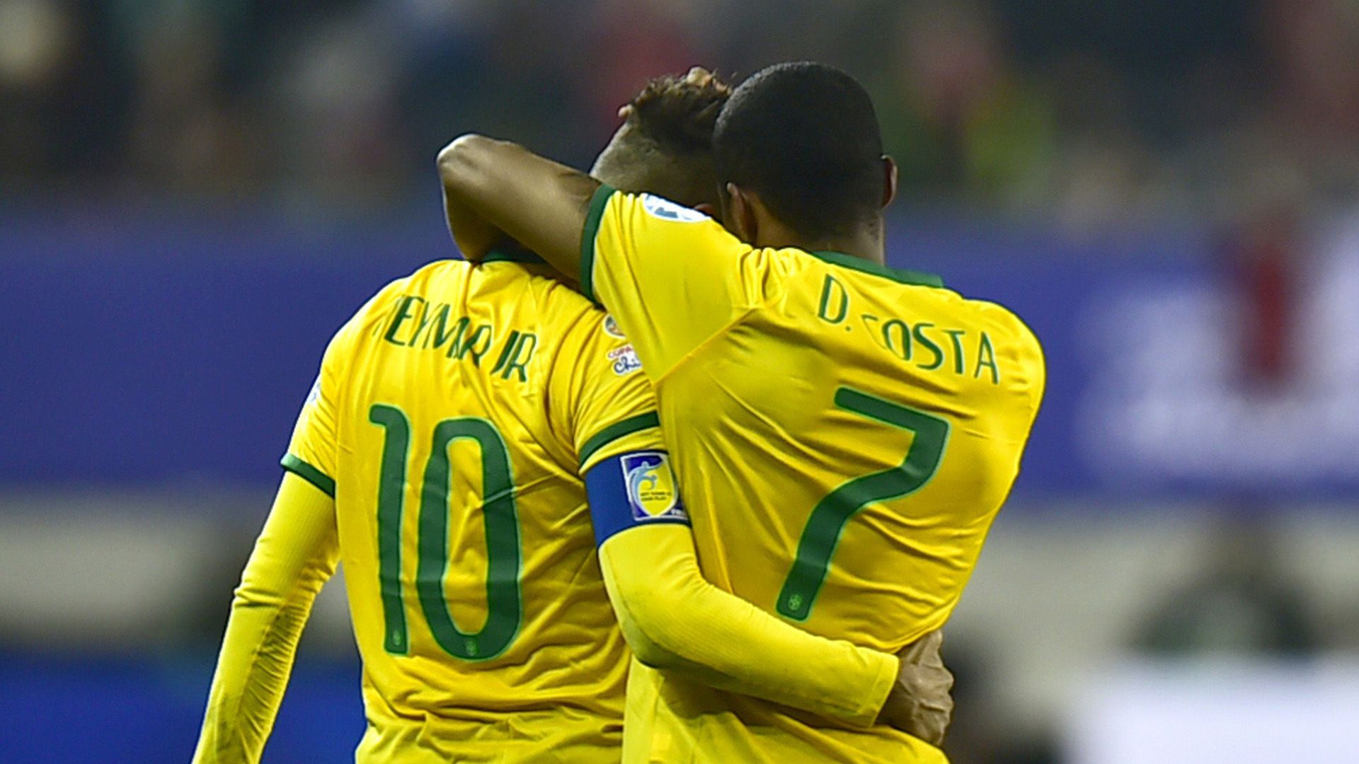 Neymar Douglas Costa Brazil Copa America 14062015