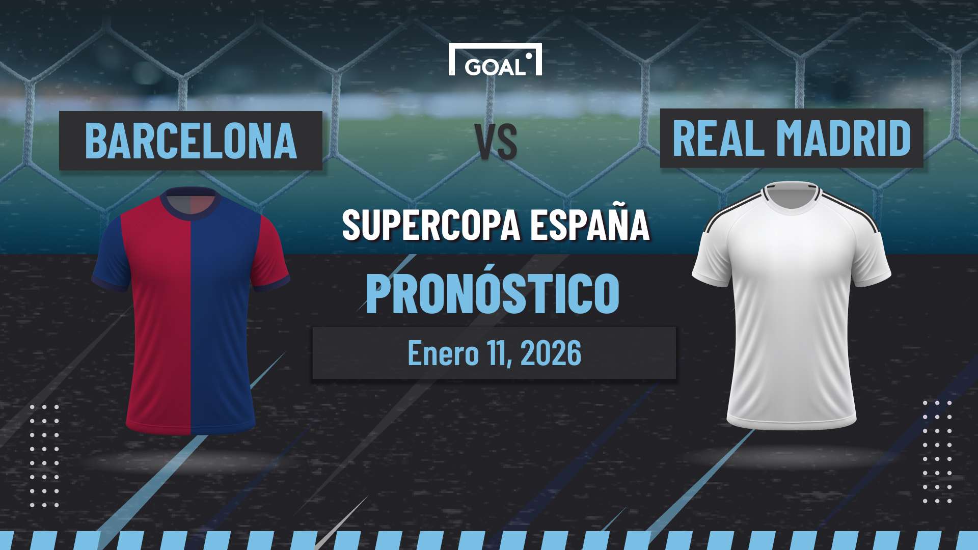 Barcelona vs Real Madrid Pronóstico y Apuestas Supercopa de España | 11/01/26